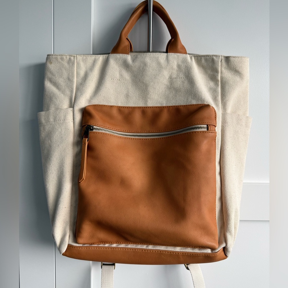 Universal Tread Tan and Cream Backpack